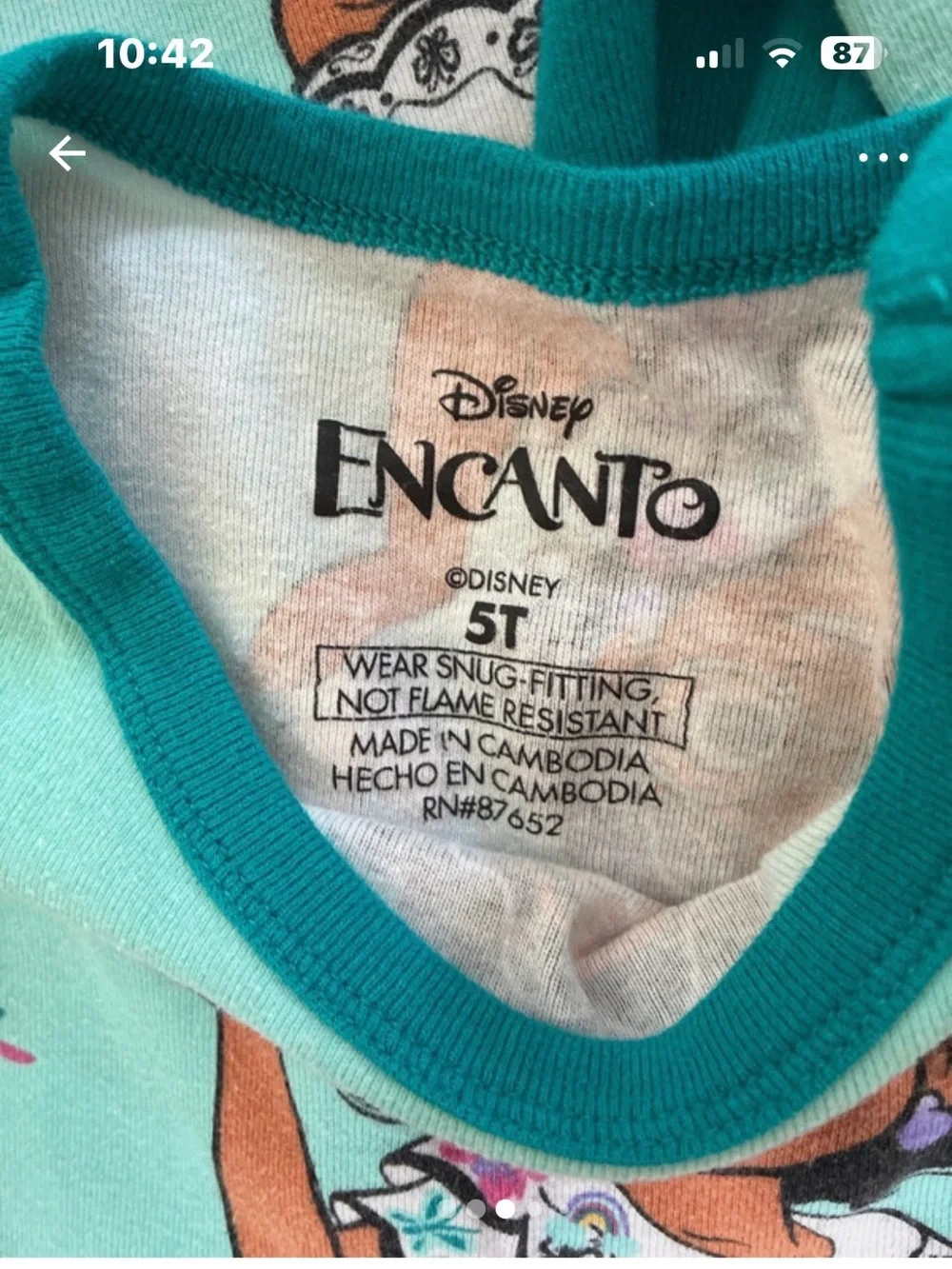 Disney carters place Kids Pajama Set Bundle - Mint, Lavender, Pink, Yellow, Gray